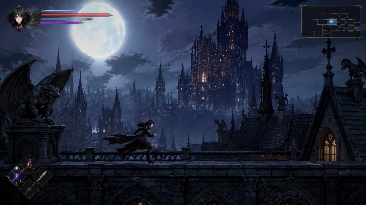 哥特少女勇闯恶魔城2 探索场景 实机截图 3